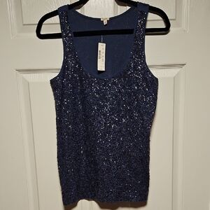 J. Crew Sequin Tank Top